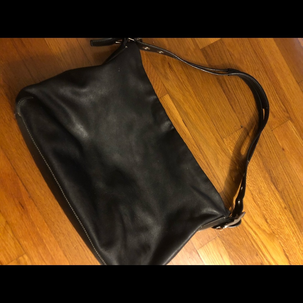 Simple Black Coach Bag